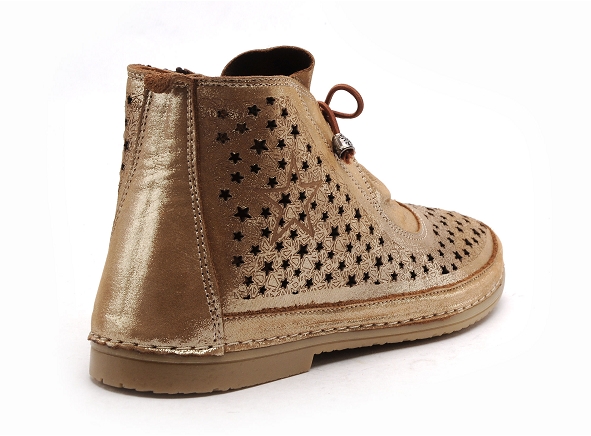 Coco abricot boots bottine plates mieges or3023501_5