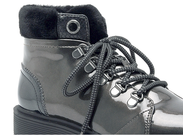 Armistice boots bottine plates rock mid glossy gris8458901_6