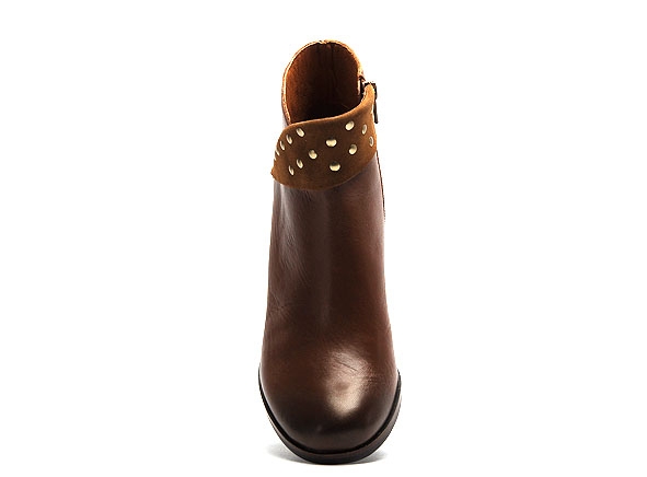 Mamzelle boots bottine talons marina marron9261101_4