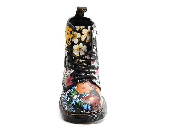 Dr martens boots bottine 1460 floral junior noir9451201_4