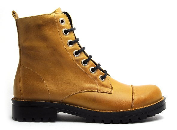 Chacal boots bottine plates 5663 jaune