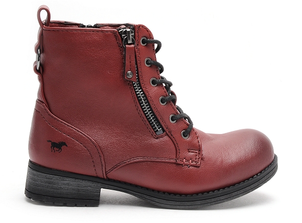 Mustang boots bottine 5026623 rouge
