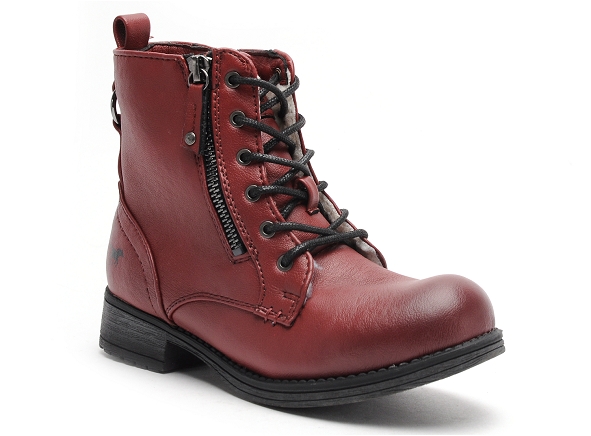 Mustang boots bottine 5026623 rouge9547301_2