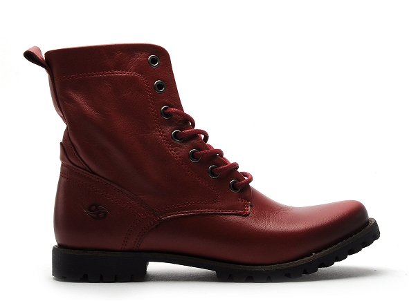 Dockers boots bottine plates 47dy202 rouge