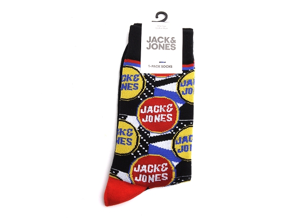 Jack and jones famille jacneon skate logo sock rouge9606403_1