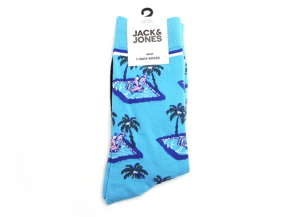 Jack and jones famille jackrelax flamingo sock bleu