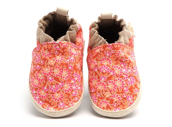 Robeez chaussons sunny camp rose