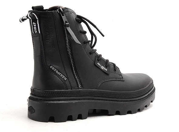 Palladium boots bottine plates pallatrooper zip noir9744201_5