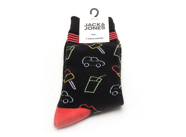 Jack and jones famille jacweston neon sock noir