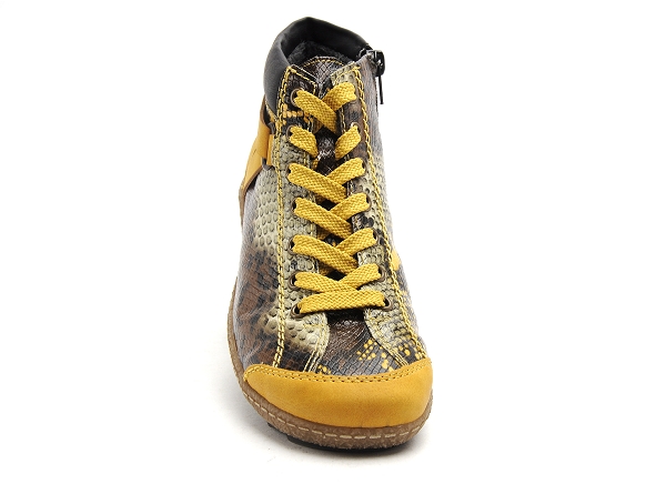 Rieker boots bottine plates l7527 jaune9855901_4