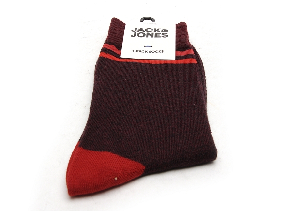 Jack and jones famille jacnight twist socks bordeaux9869903_1