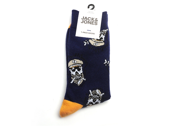 Jack and jones famille jactrip skulls sock orange9905802_1