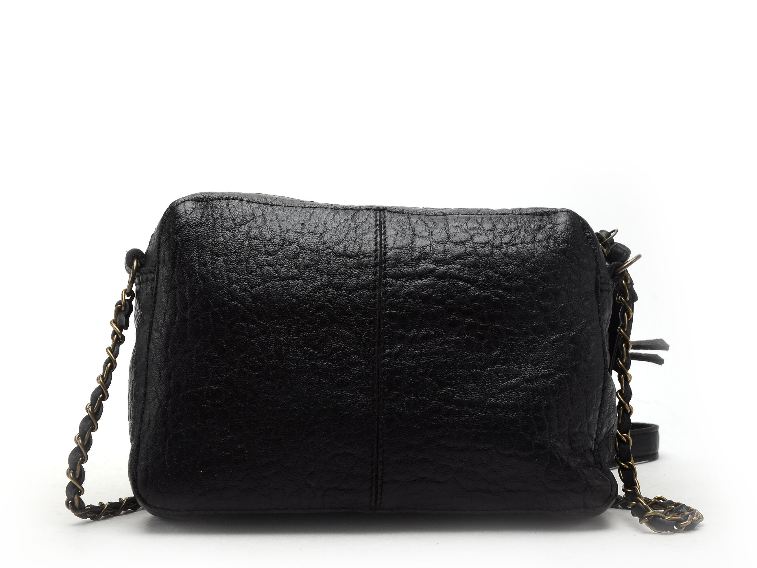 PIECES leren crossbody tas PCNAINA roze
